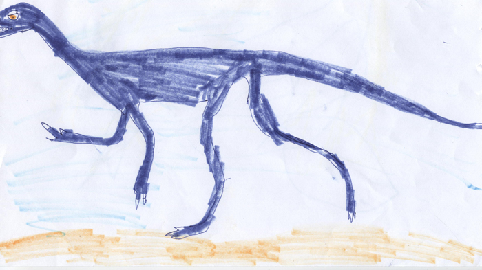Орнитолест был мелким плотоядным динозавром. Его странностью был маленький вырост на носу. Он жил в позднем юрском периоде